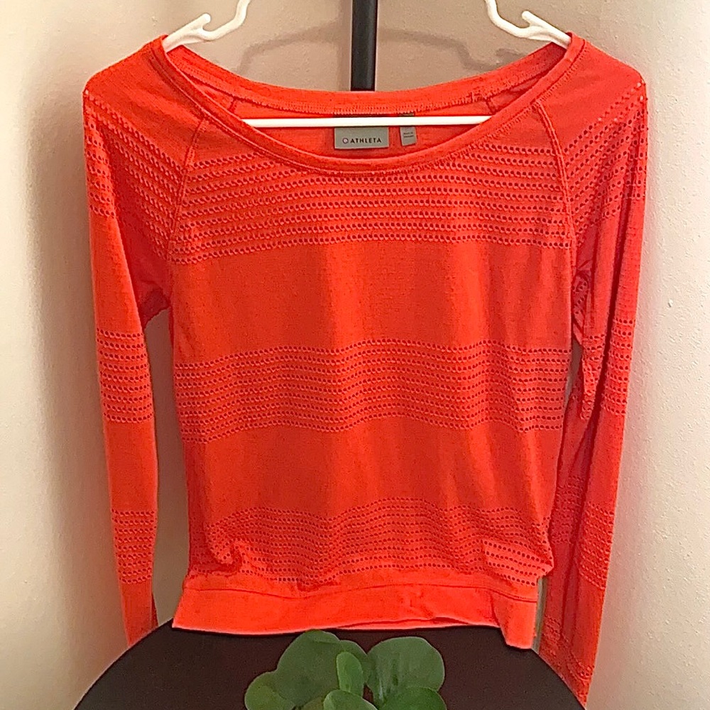 Athleta Eyelet Top